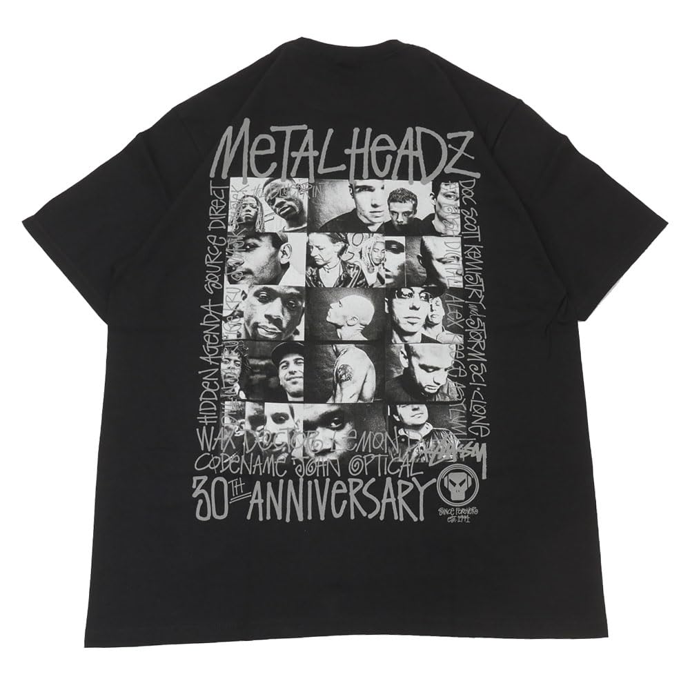 Amazon | [ステューシー] METALHEADZ 30TH TEE メタルヘッズ T
